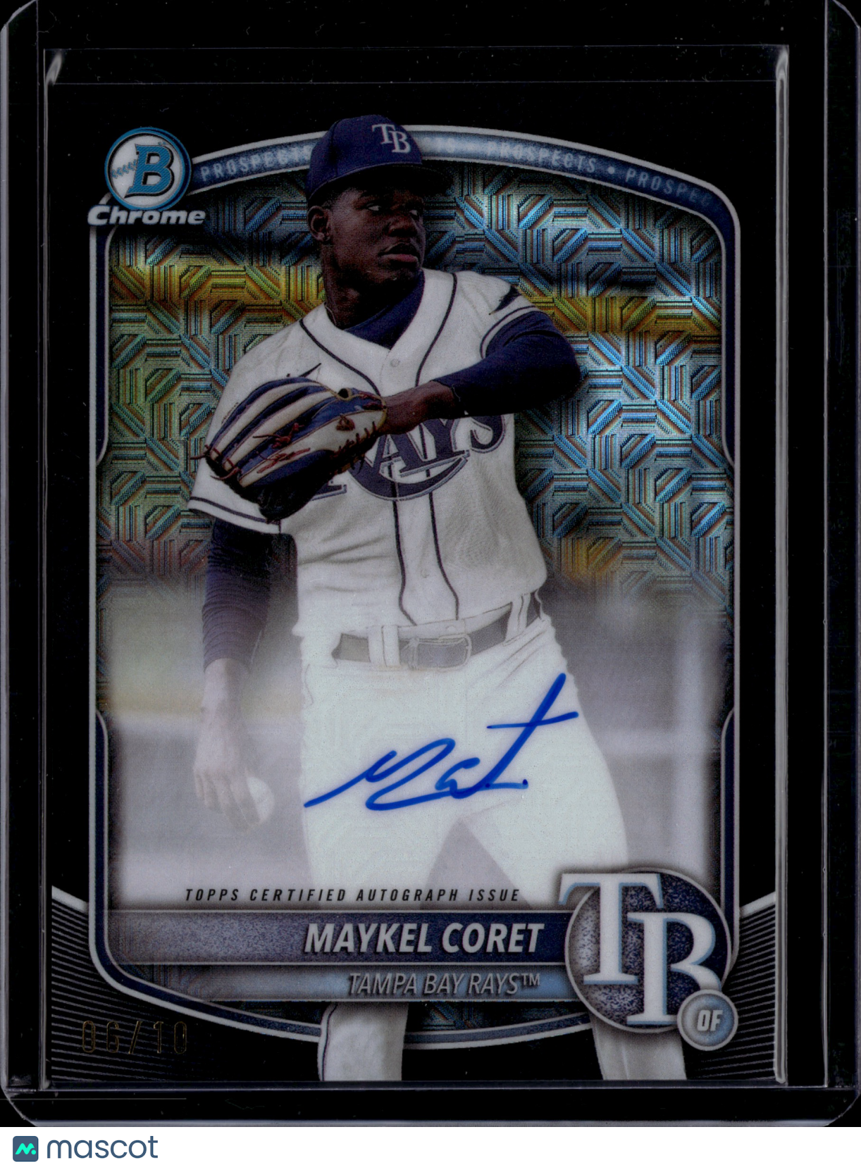 2025 Bowman Chrome Maykel Coret #BMA-MC Black Mojo Auto /10