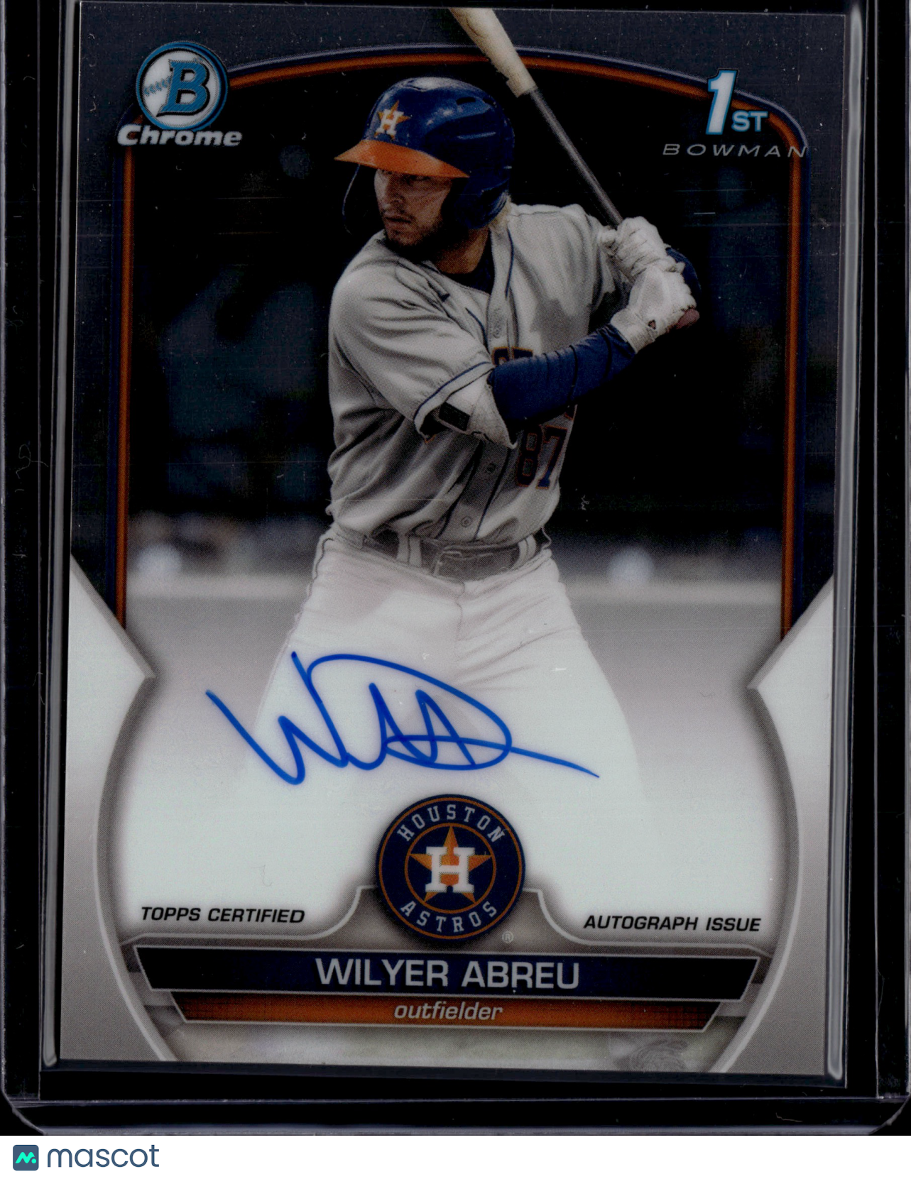 2023 Topps Bowman Chrome Wilyer Abreu Auto SP #CPA-WA