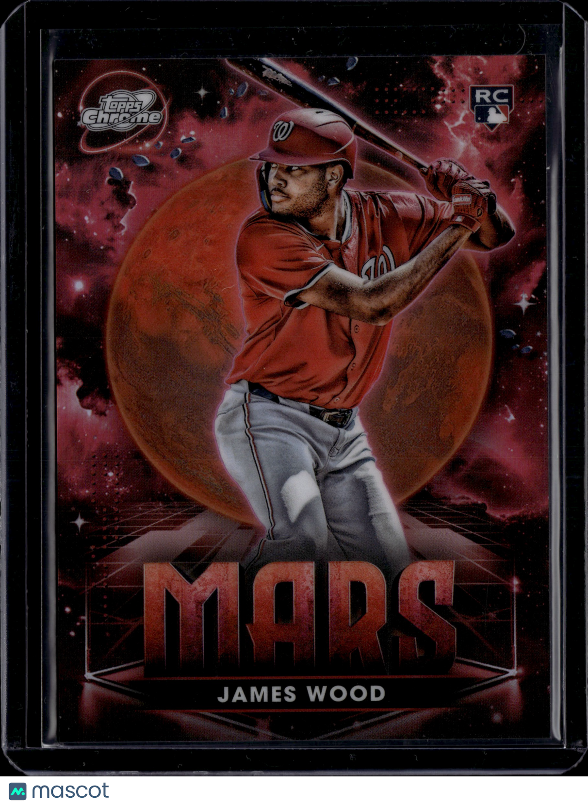 2025 Topps Chrome Planetary Pursuit Mars James Wood SP #PPMA-7 RC