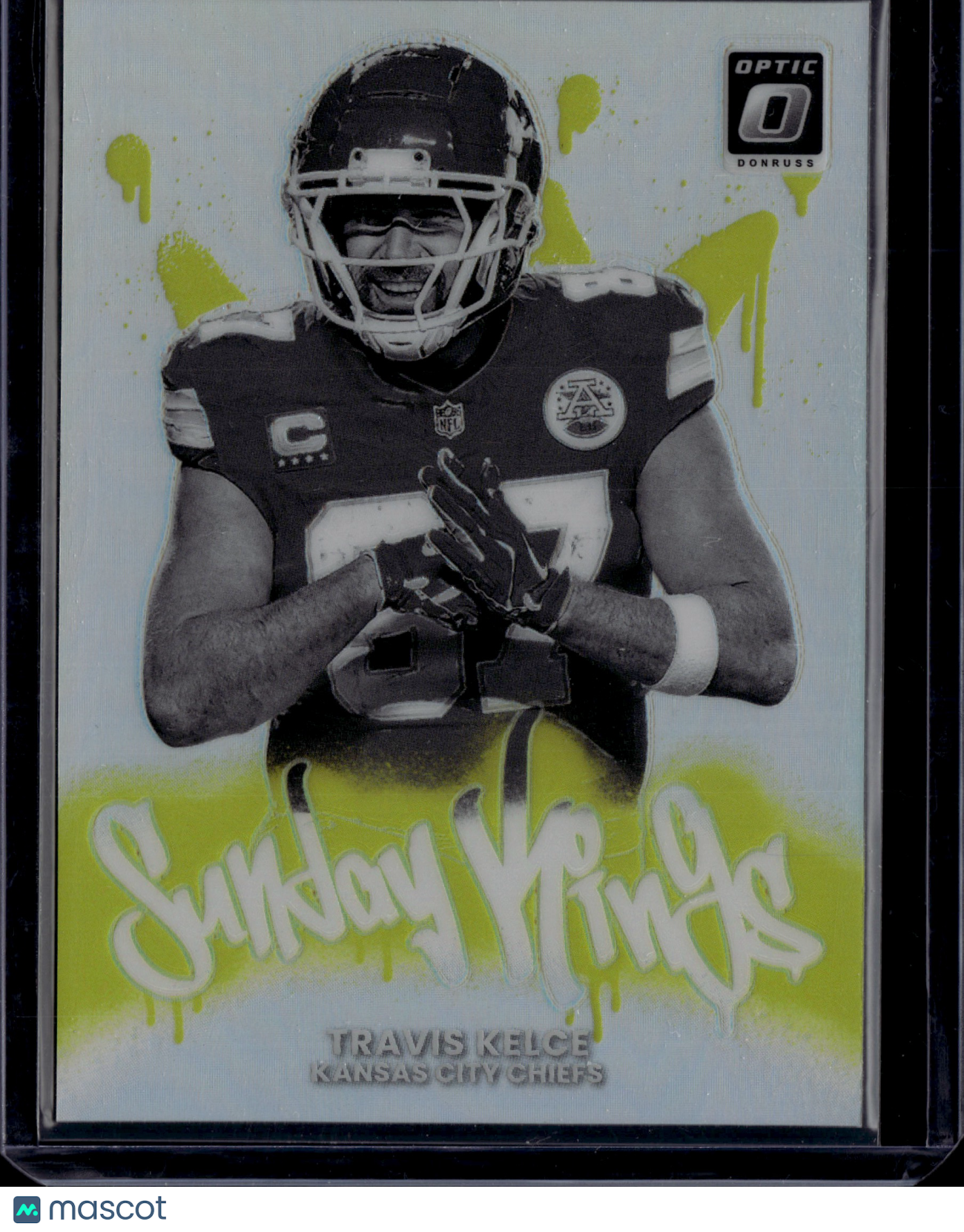 2025 Panini Donruss Optic Prizm Sunday Kings Travis Kelce #8