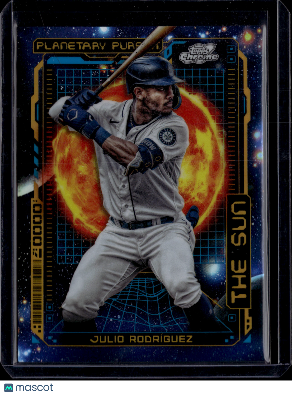 2023 Topps Chrome Planetary Pursuit Julio Rodríguez #PPS-9 The Sun