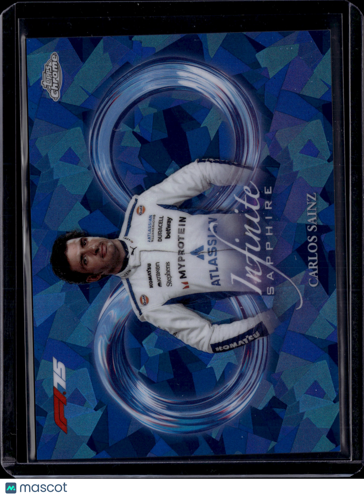 2025 Topps Chrome Sapphire Infinite Carlos Sainz #IS-9