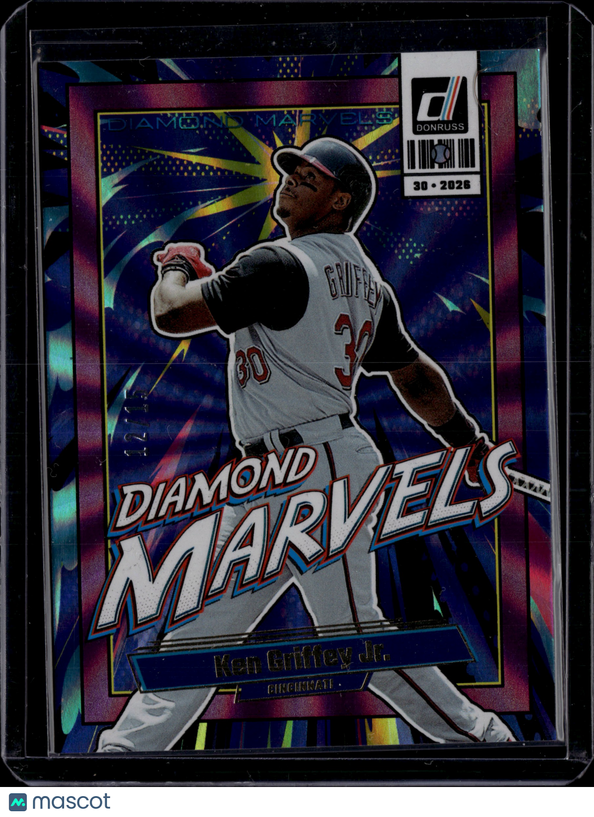 2026 Panini Donruss Diamond Marvels Ken Griffey Jr. #19 Purple /15
