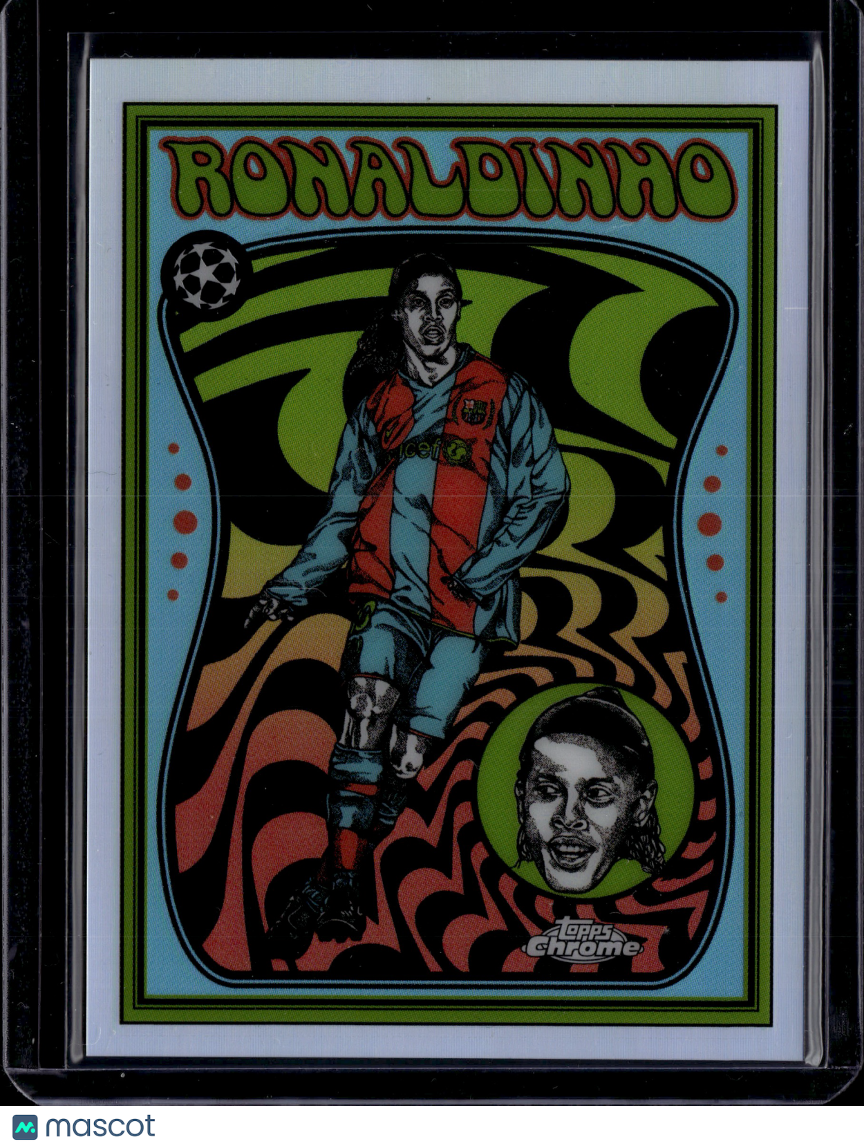 2026 Topps Chrome UEFA Club Competitions Ultra Violet All-Stars Ronaldinho #UV-6