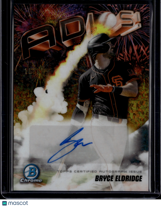 2025 Topps Bowman Chrome Adios! Bryce Eldridge Auto /50 #AAV-BE