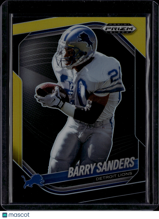 2026 Panini Prizm Black Barry Sanders #55 Gold /5