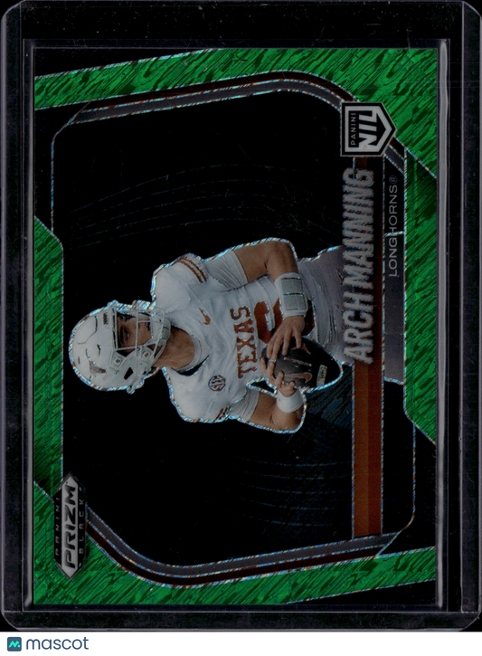2026 Panini Prizm Black Arch Manning #197 Green SSP /7