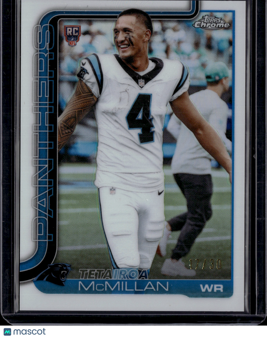 2025 Topps Chrome Tetairoa McMillan #326 Variation /30 RC