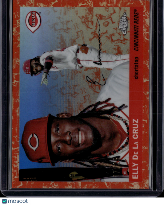 2025 Topps Chrome Elly De La Cruz #4 Orange /25