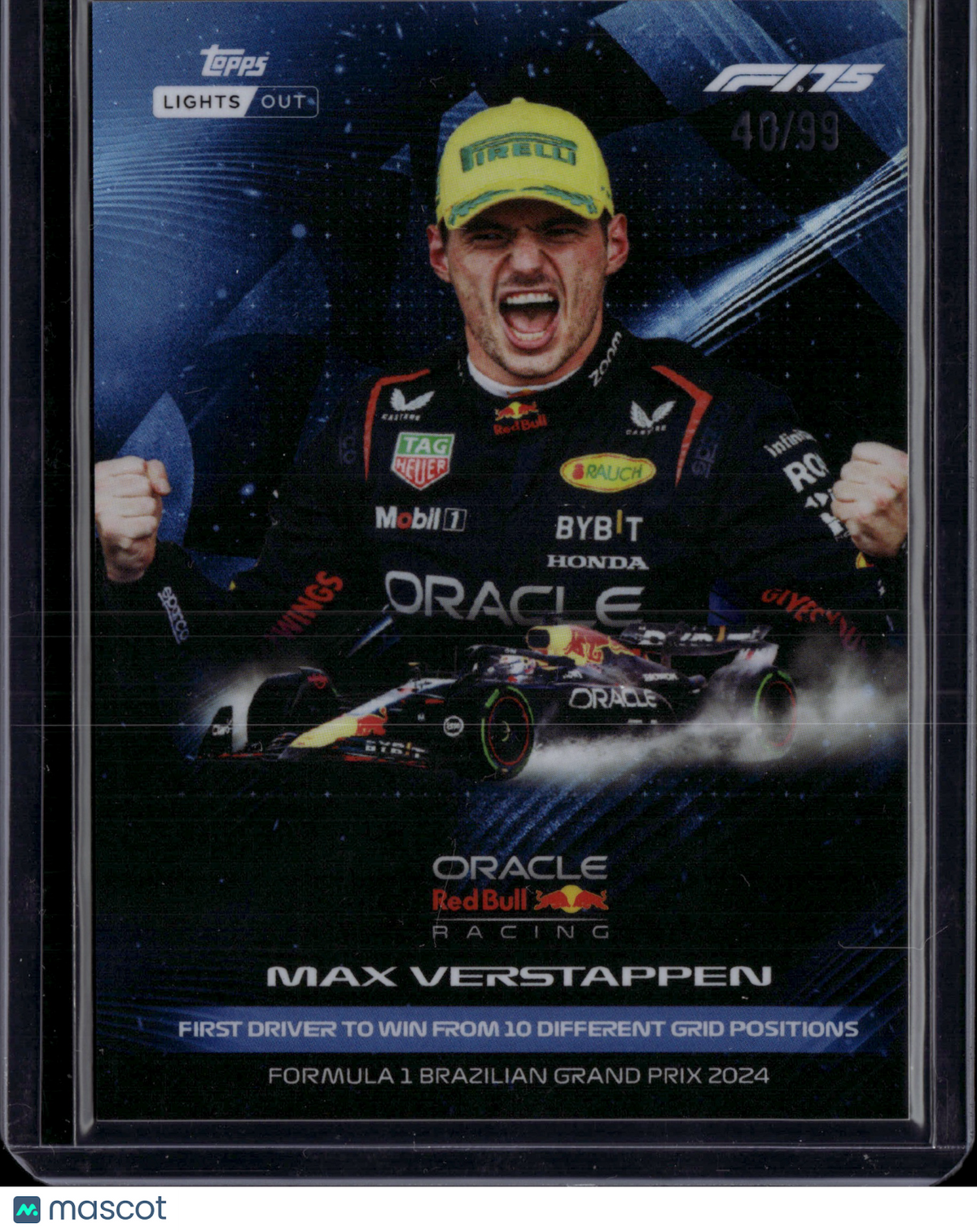 2023 Topps Lights Out Max Verstappen /99