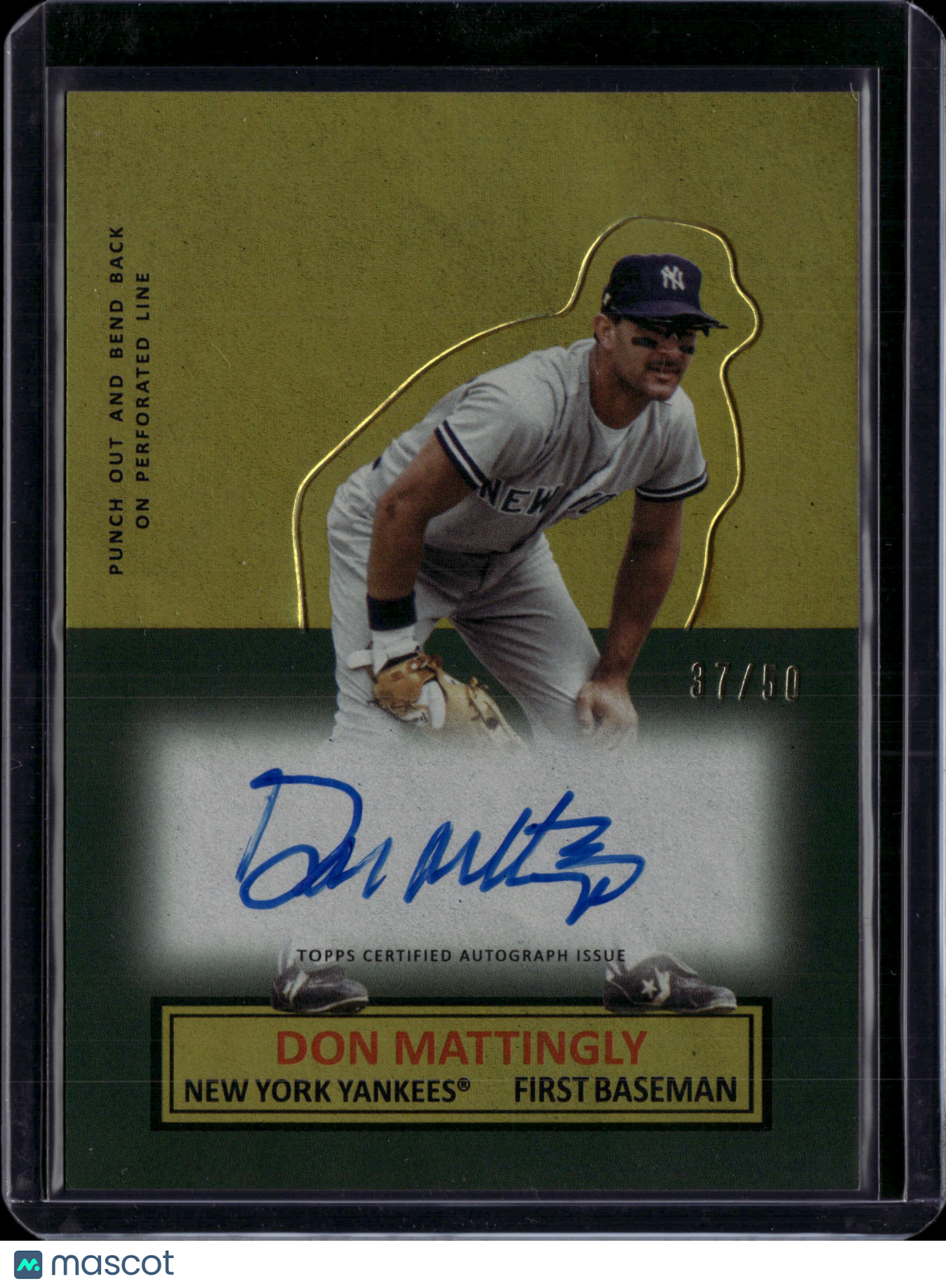2025 Topps Archives Baseball Don Mattingly 1964 Stand-Ups Autograph /50