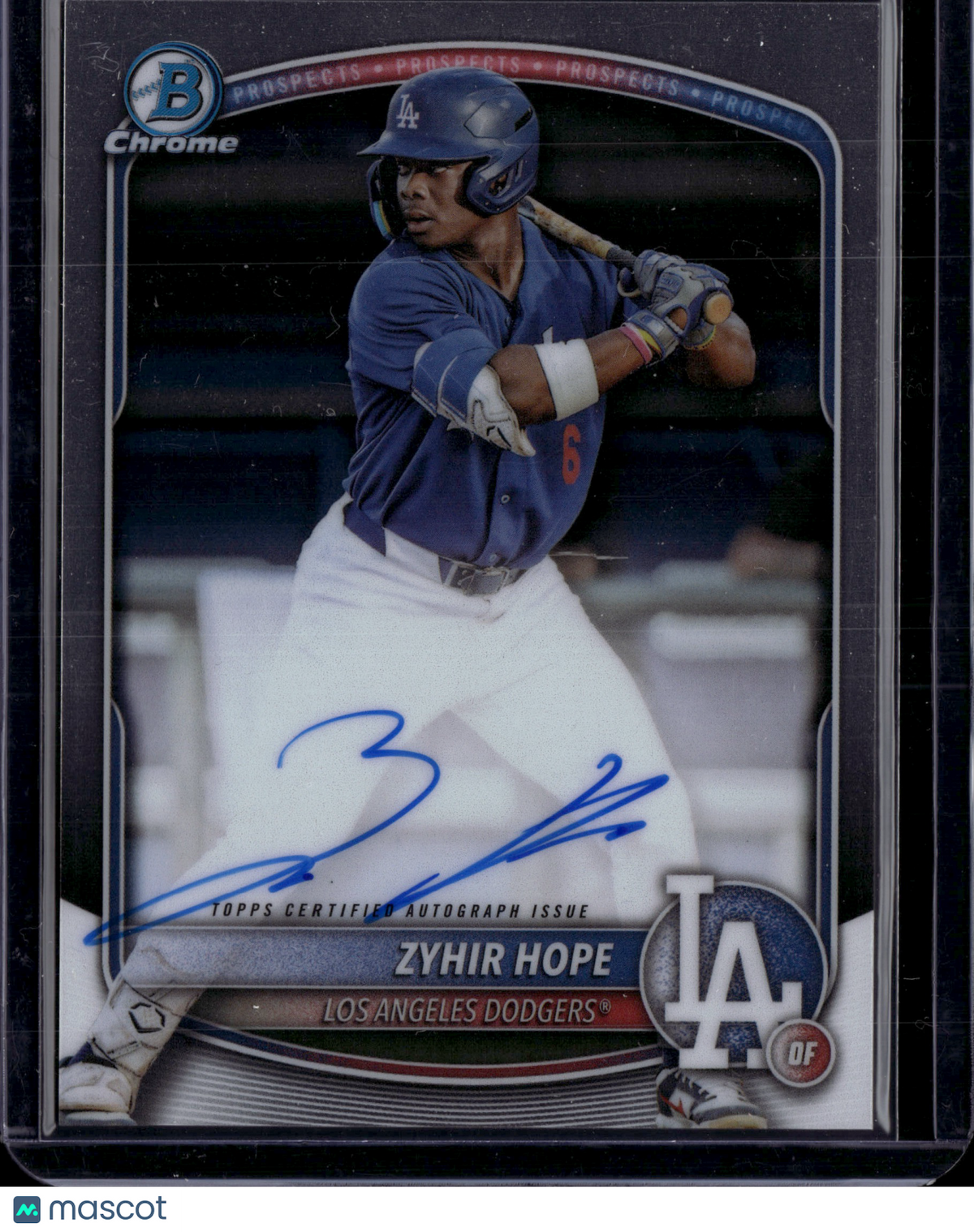 2024 Bowman Chrome Zyhir Hope Auto #CPA-ZH