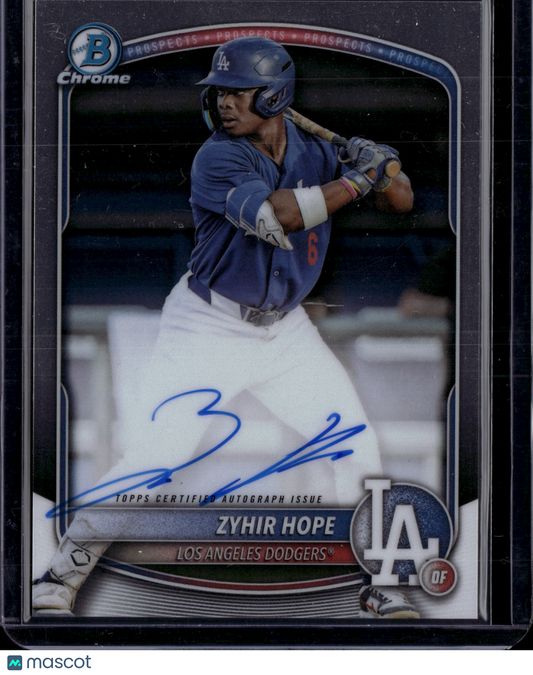 2024 Bowman Chrome Zyhir Hope Auto #CPA-ZH