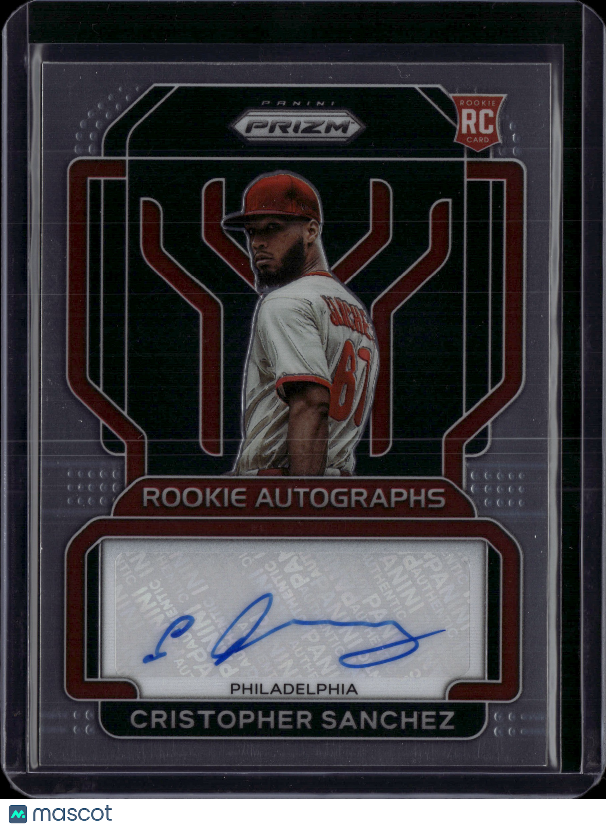 2022 Panini Prizm Cristopher Sanchez Auto #RA-SZ RC