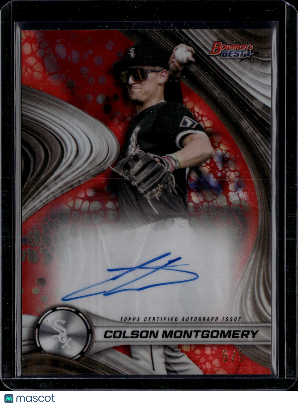 2024 Bowman's Best Colson Montgomery #B24-CMO Red Lava Auto /5