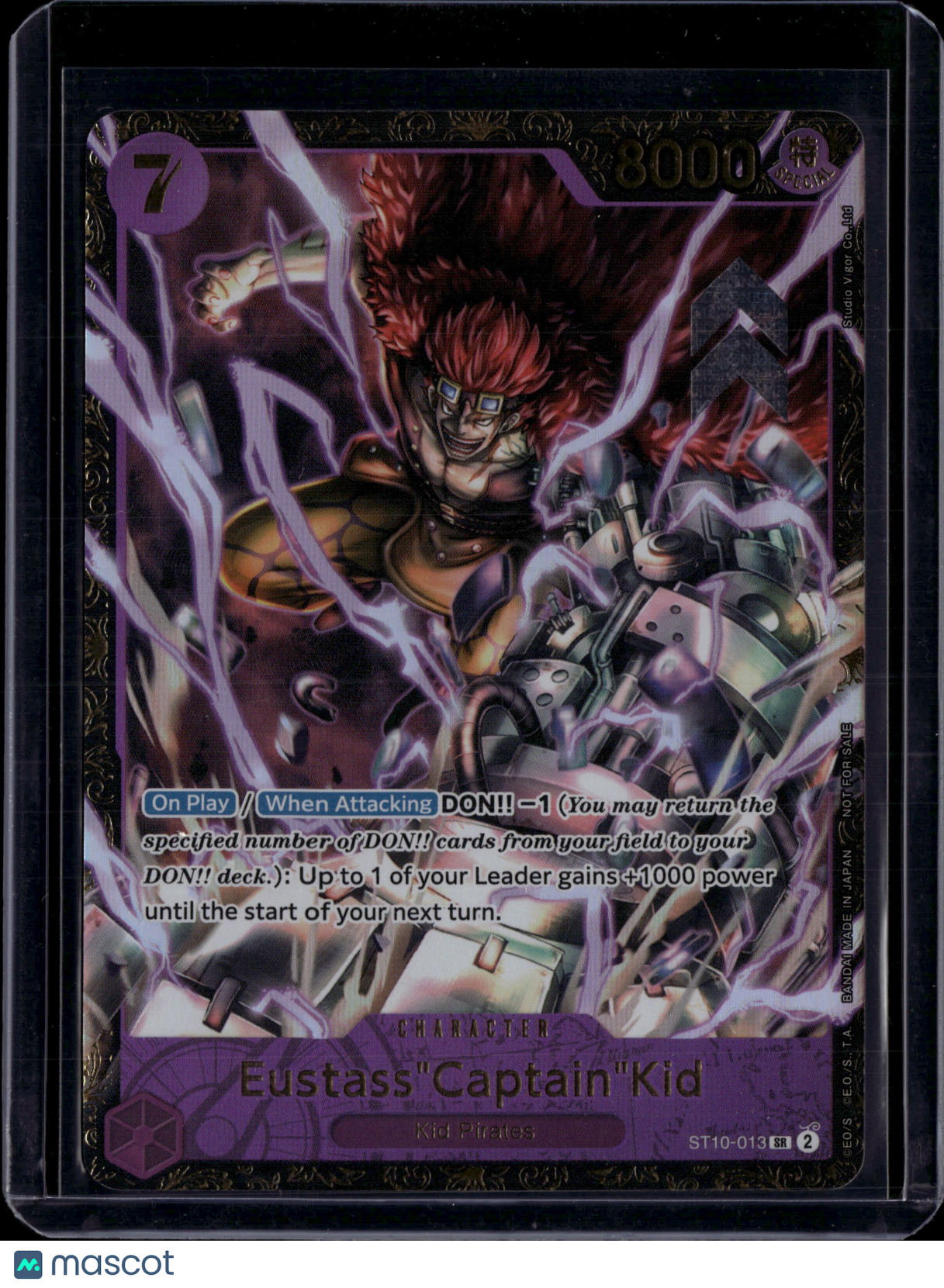 The Three Captains Ultra Deck Eustass "Captain" Kid ST10-013