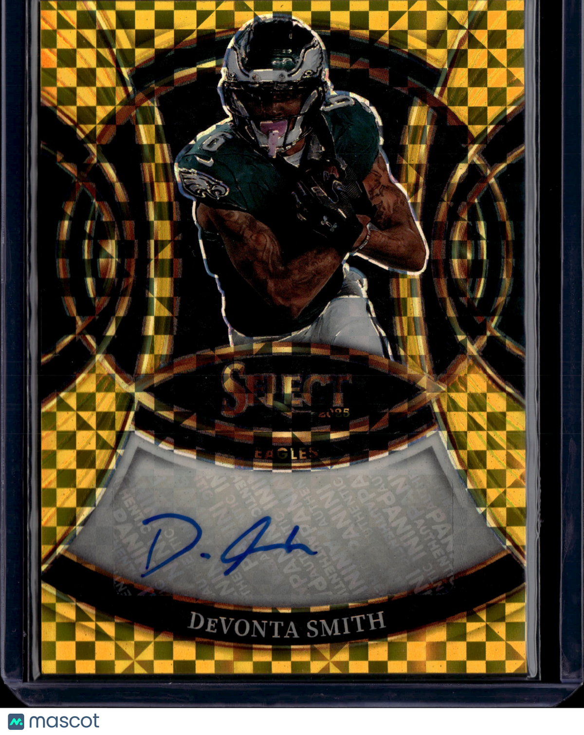 2026 Panini Select DeVonta Smith #SP-DSH Gold Auto /10