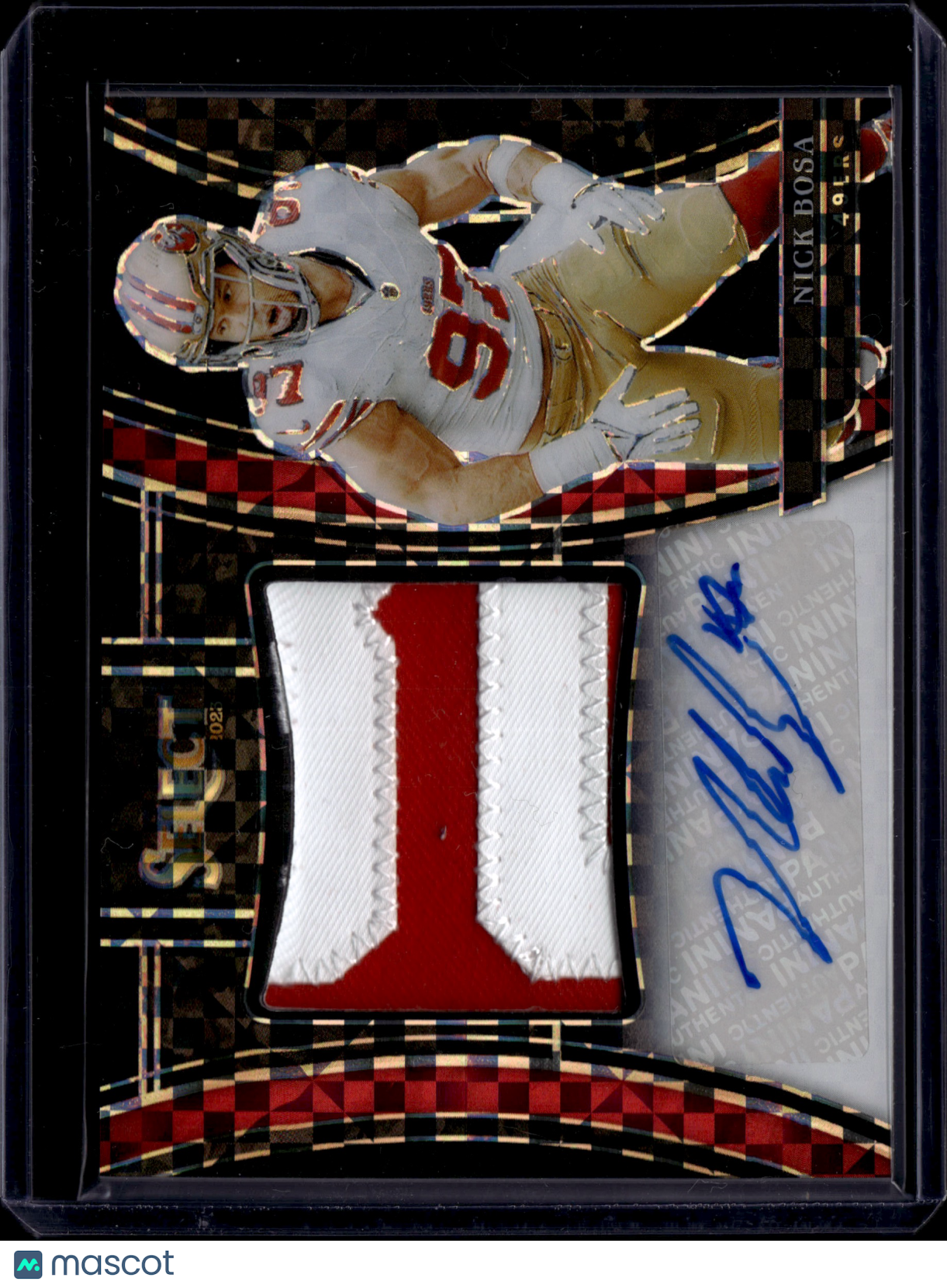 2024 Panini Select Football Nick Bosa #JSS-NB 1/1 One Of One Auto Patch