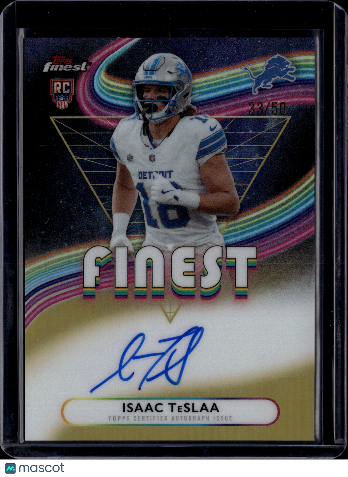 2025 Topps Finest Isaac Teslaa #RFA-IT RC Auto /50