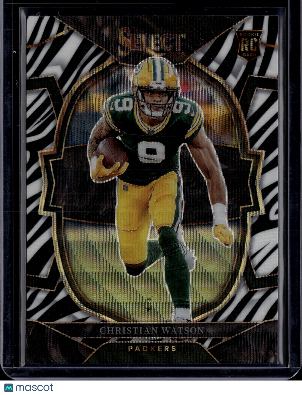 2023 Panini Select Christian Watson #53 Zebra RC