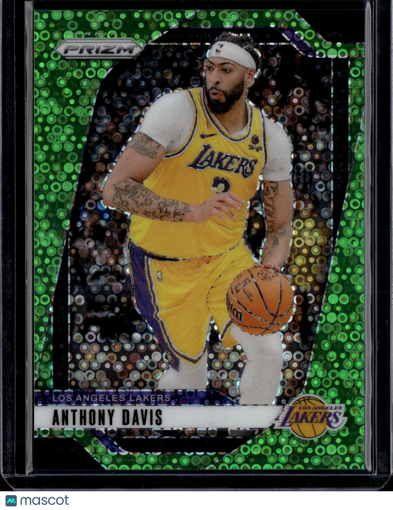 2024 Panini Prizm Anthony Davis #195 Green /5