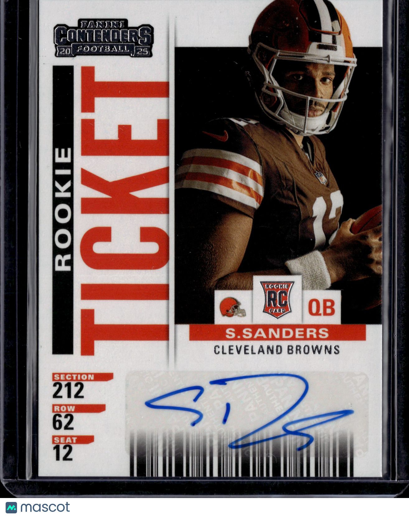 2026 Panini Contenders Football Shedeur Sanders Auto #3 RC