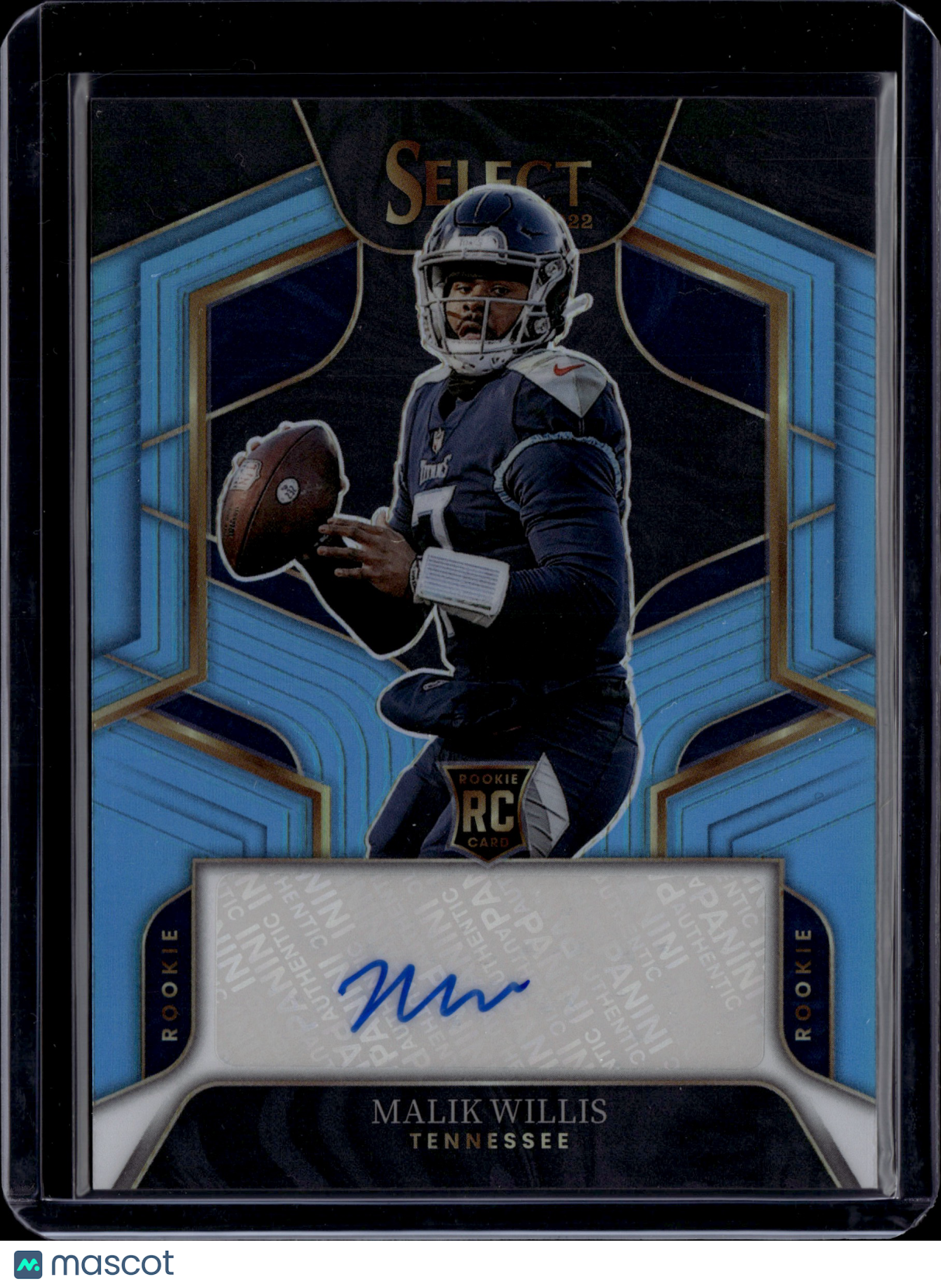 2023 Panini Select Prizm Malik Willis #RS-MW Auto /49 RC