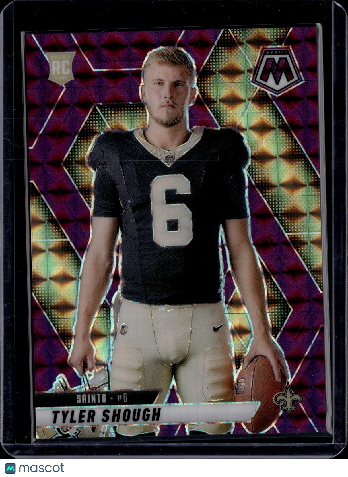 2025 Panini Mosaic Football Tyler Shough #273 RC /49