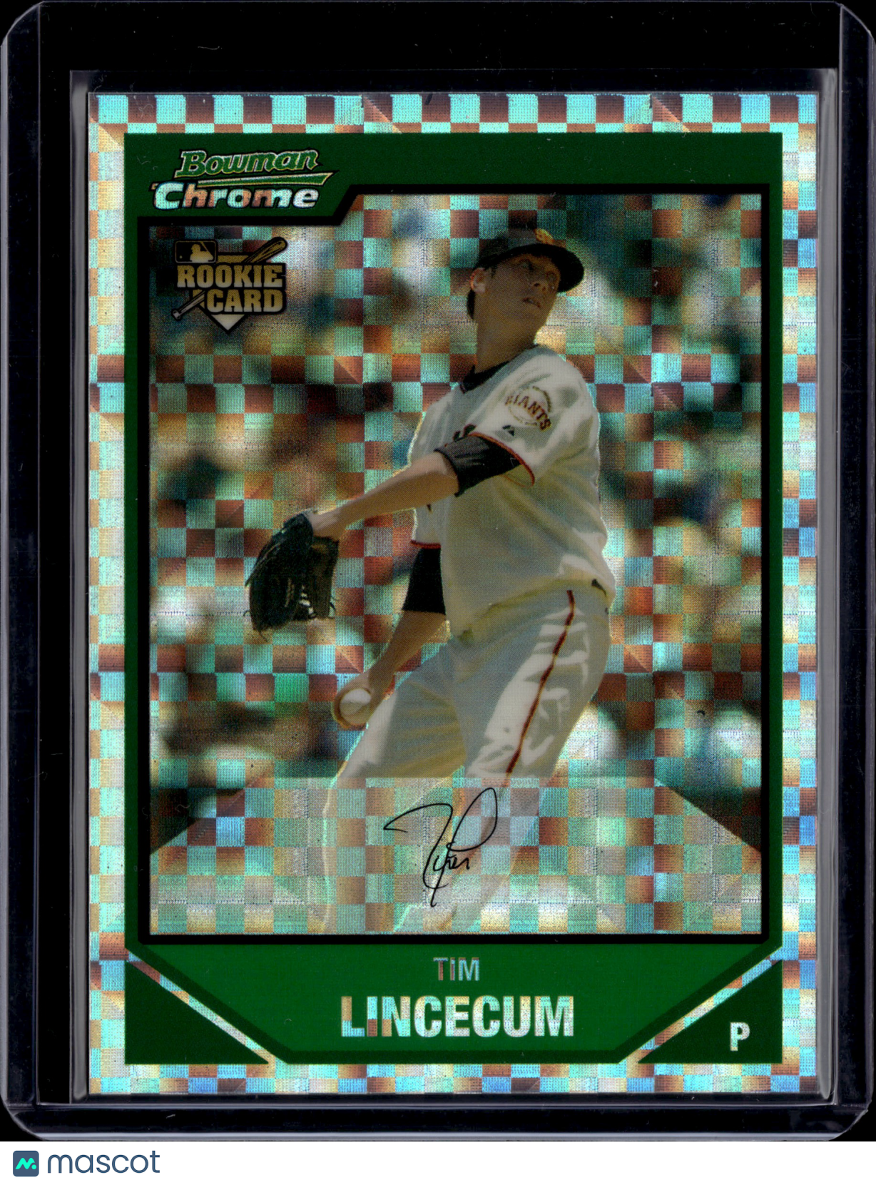 2007 Bowman Chrome Tim Lincecum #BDP11 X-Fractor /299