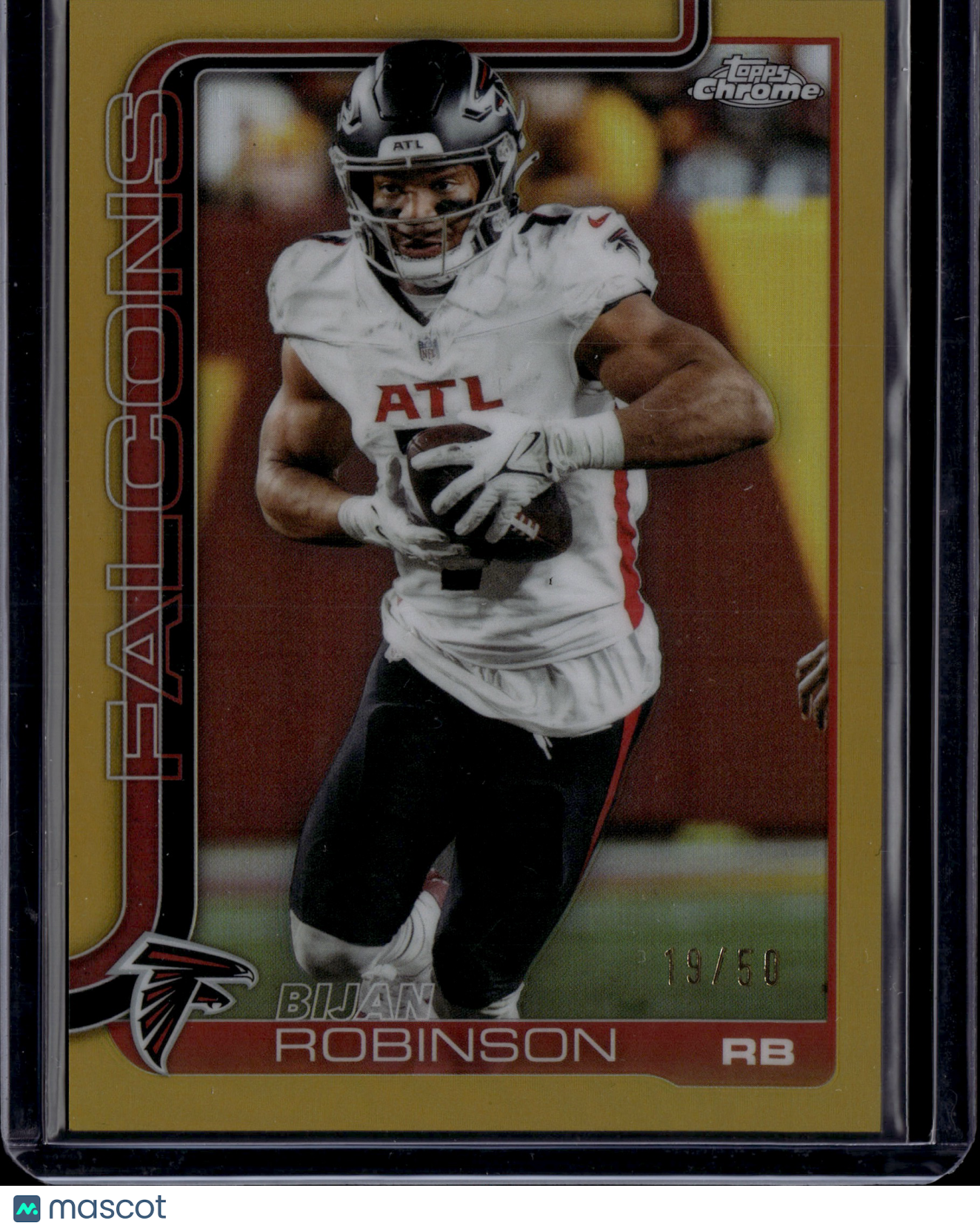2025 Topps Chrome Bijan Robinson #16 Gold /50
