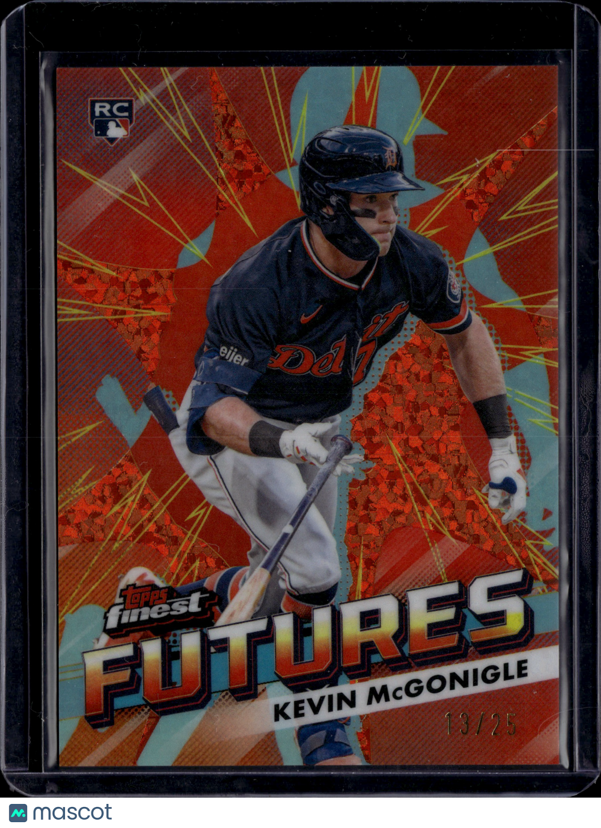 2026 Topps Finest Futures Kevin McGonigle #FF-12 Orange RC /25