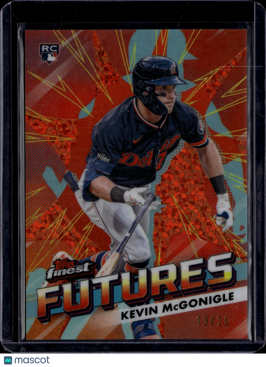 2026 Topps Finest Futures Kevin McGonigle #FF-12 Orange RC /25