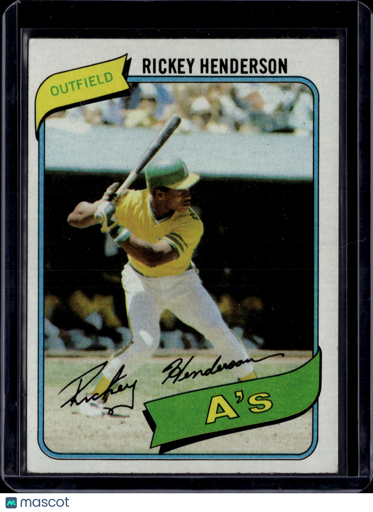 1980 Topps Rickey Henderson #482