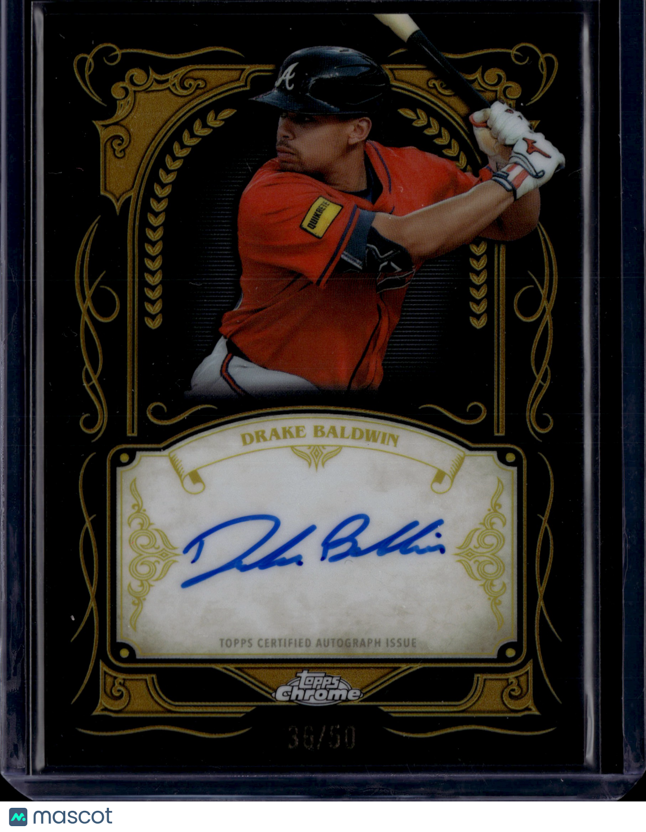 2026 Topps Chrome Ink Strokes Drake Baldwin #IS-DB Auto /50