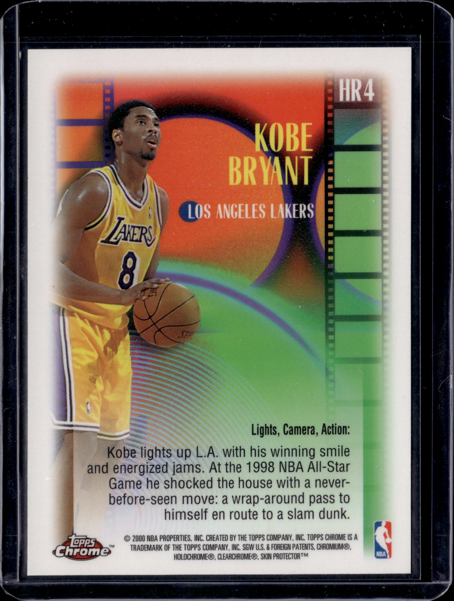2000 Topps Chrome Highlight Reel Kobe Bryant #HR4