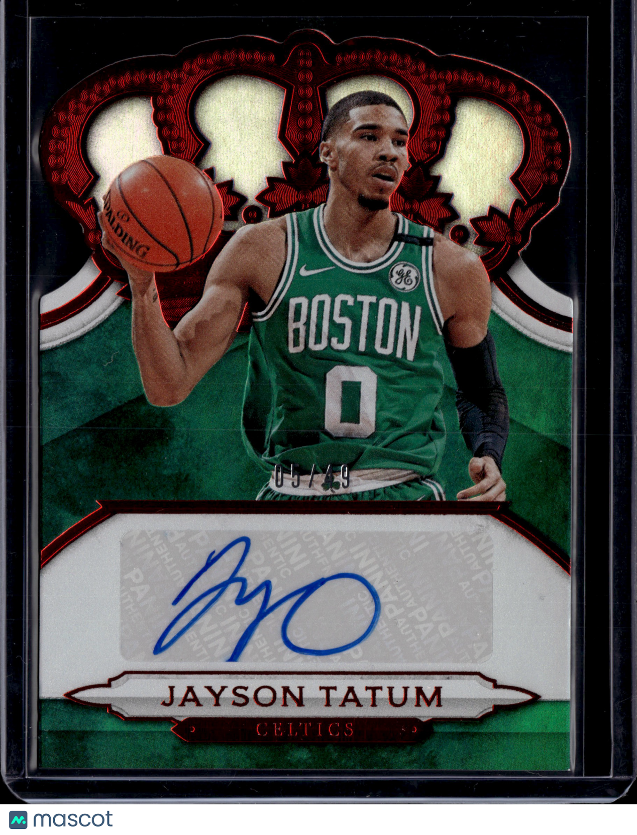 2019 Panini Crown Royale Jayson Tatum Auto #CA-JTT /49