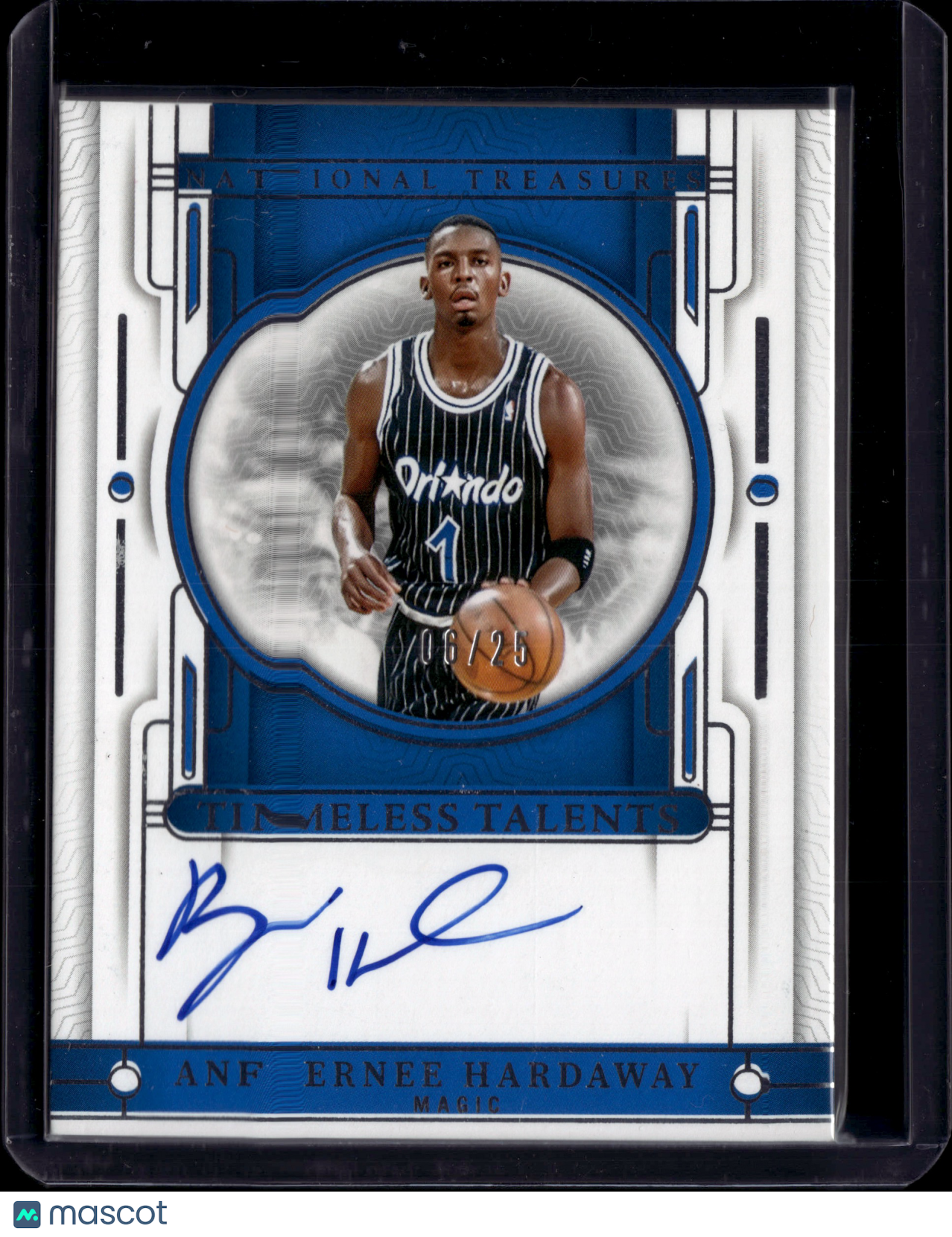 2024 Panini National Treasures Anfernee Hardaway Auto /25 #TTS-AHW