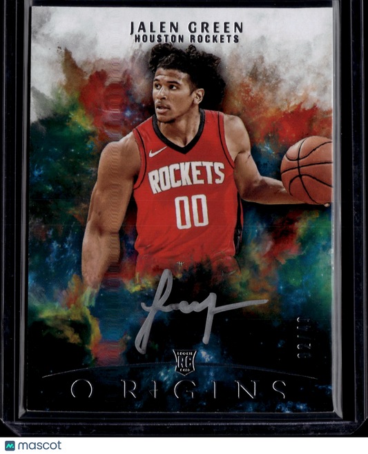 2021 Panini Origins Jalen Green #IK-GRE RC Auto /49