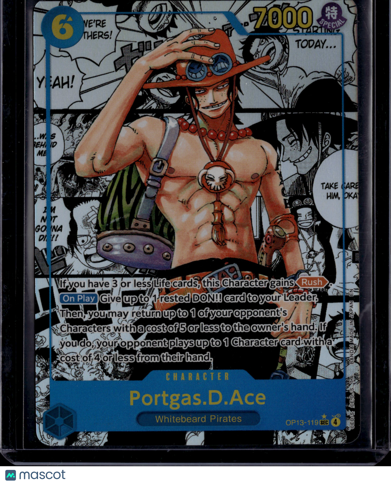 Pillars of Strength Portgas.D.Ace Manga Parallel OP13-119
