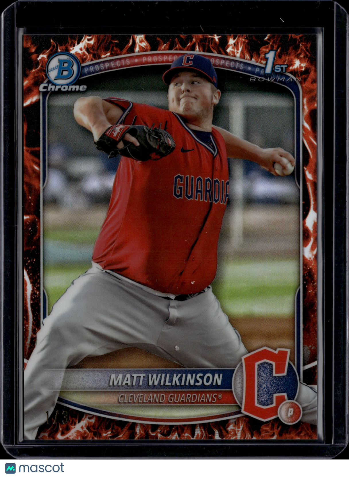 2025 Bowman Chrome Matt Wilkinson #BCP-145 Red Lava Refractor