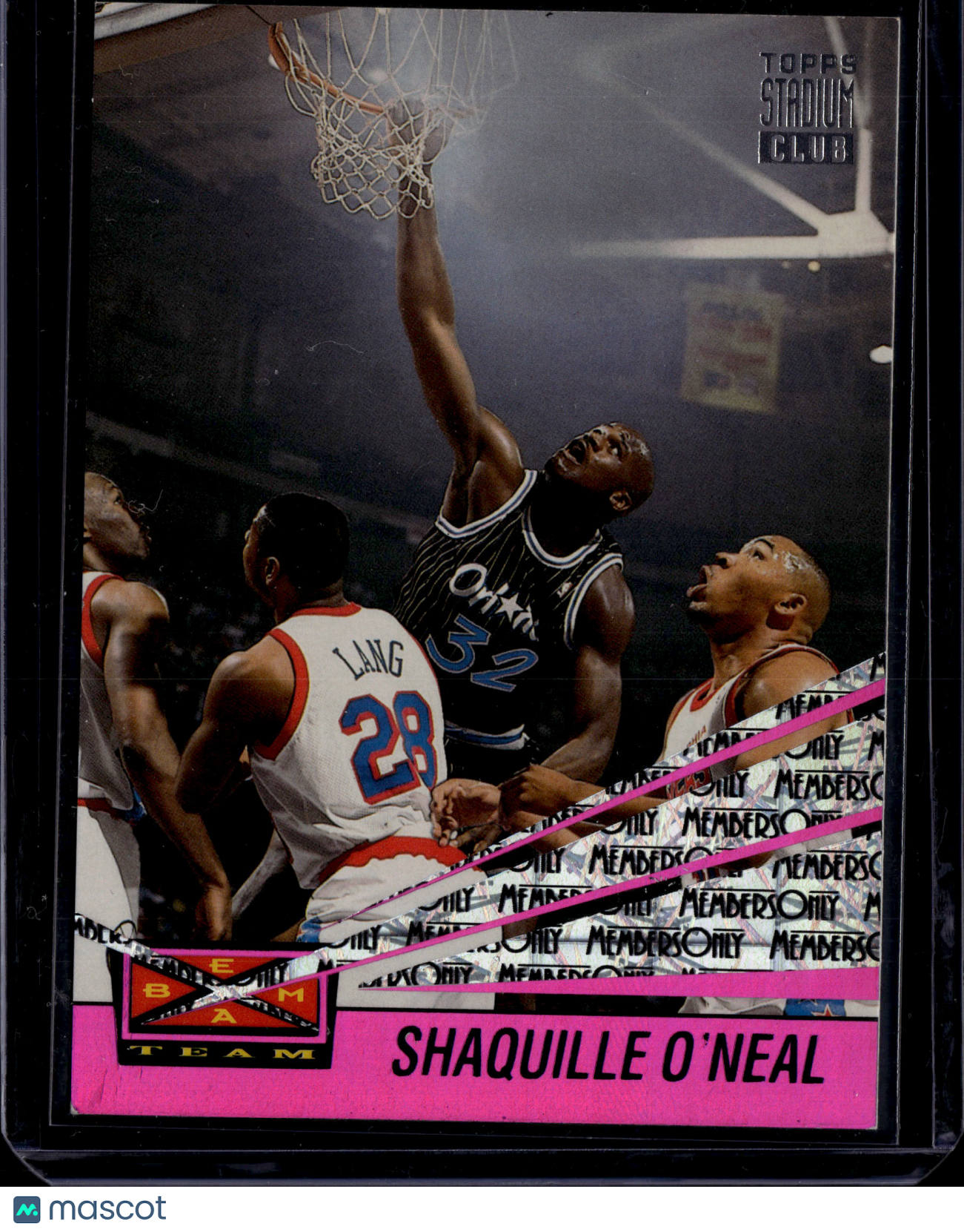 1992 Topps Stadium Club Members Only Beam Team Shaquille O'Neal #1