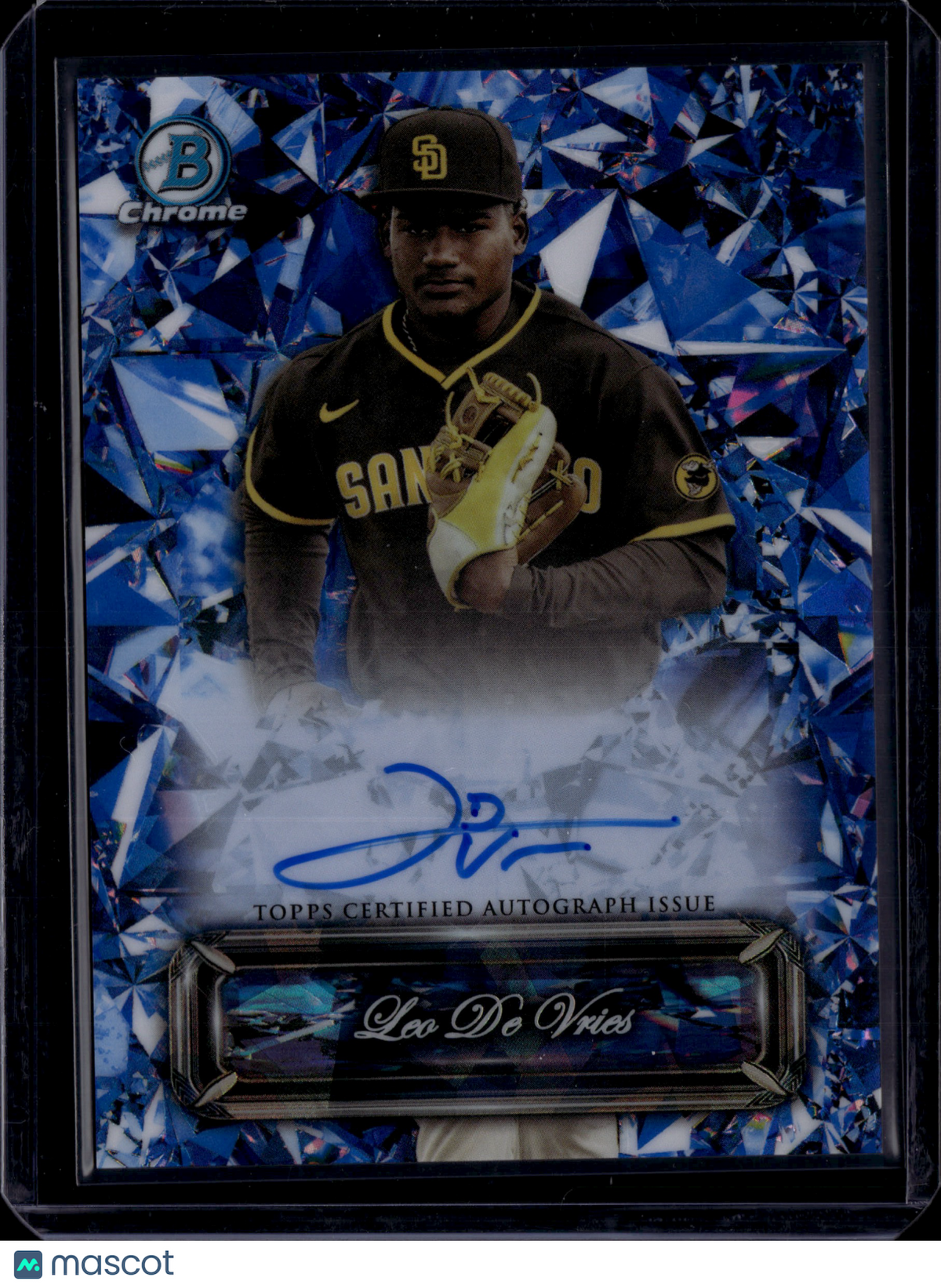 2024 Bowman Chrome Sapphire Baseball Leo De Vries #SSA-LD Selections Autograph