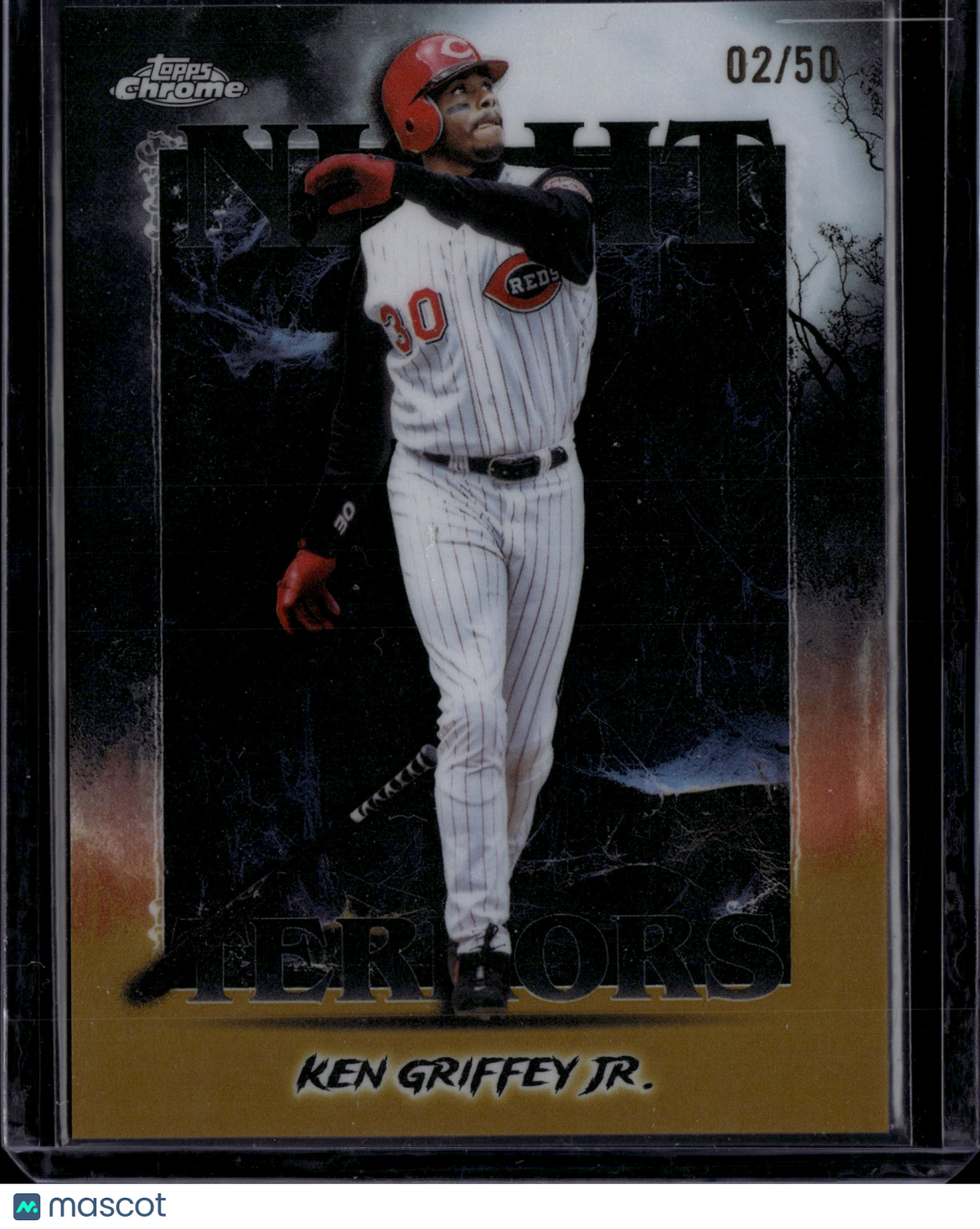 2025 Topps Chrome Night Terrors Ken Griffey Jr. #NT-7 02/50