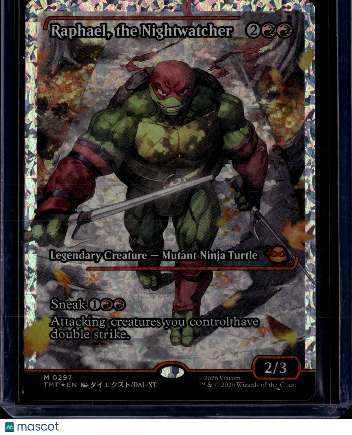 2026 Magic Secret Lair x Teenage Mutant Ninja Turtles Raphael Nightwatcher Foil