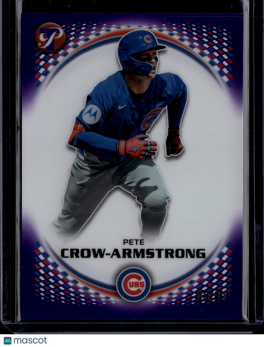 2026 Topps Pristine Pete Crow-Armstrong Purple /99 #58