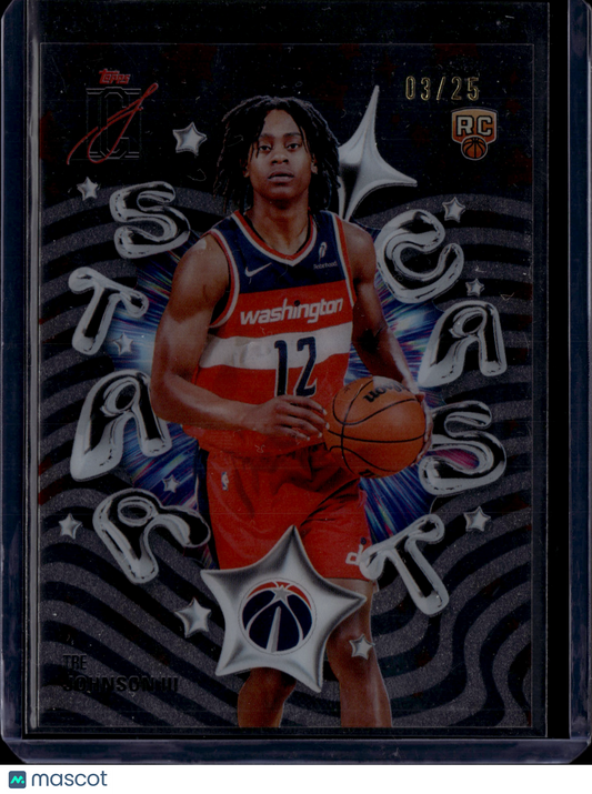 2026 Topps Signature Class Starcast Tre Johnson III #SC-25 RC /25