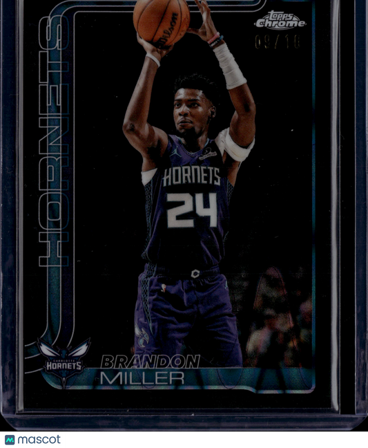 2026 Topps Chrome Brandon Miller #86 Black /10
