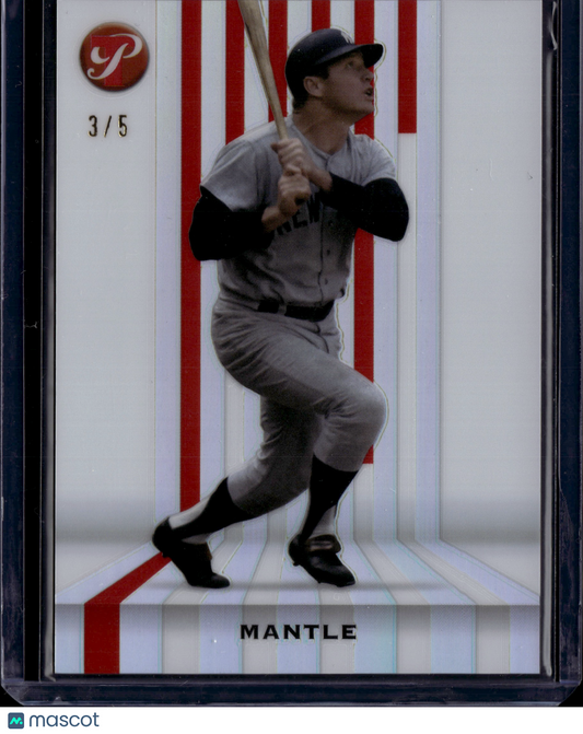 2026 Topps Pristine Spotless Mickey Mantle #S-15 Red /5