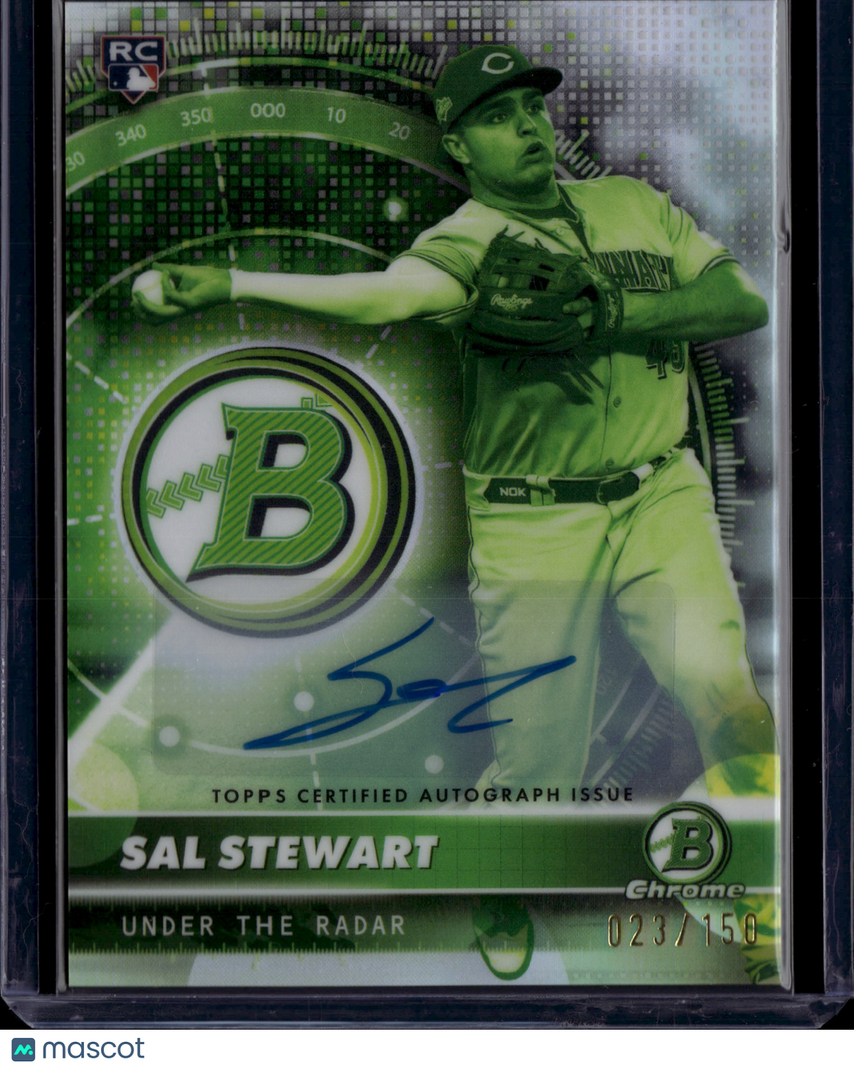 2026 Bowman Chrome Under the Radar Sal Stewart #UR-11 Auto /150 RC