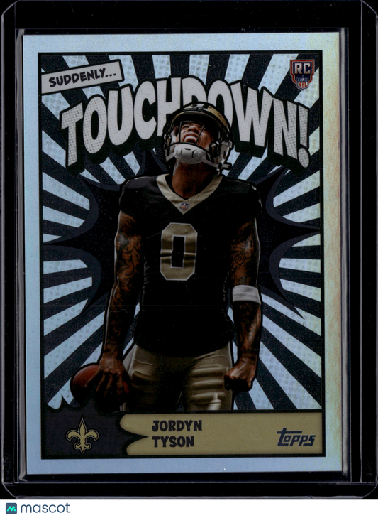 2024 Topps Suddenly Touchdown Jordyn Tyson #TD-33 RC